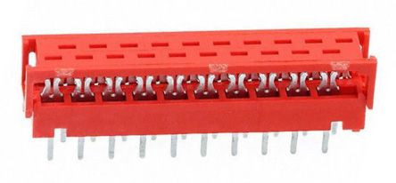 TE Connectivity Micro-MaTch IDC-Steckverbinder Stecker, Gerade, 20-polig / 2-reihig, Raster 1.27mm