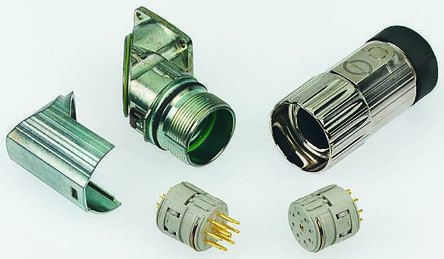 Contact Connectors Circular Connector, 17 Contacts, Panel Mount, Socket, Male To Female, IP67, 6.2 EPIC Circon R2.5