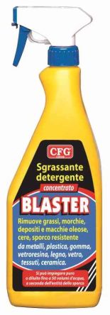 CFG Pulitore Per Varie Superfici BLASTER, Spray Da 750 Ml, Per Sgrassaggio