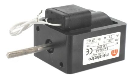 Mecalectro Linear Solenoid, 230 V Ac, 2 → 4N