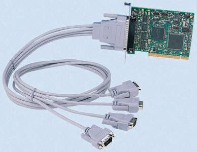Brainboxes PCI Erweiterungskarte Seriell, 4-Port RS422, RS485 921.6Kbit/s 64 B