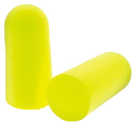 3M E.A.R 3M Soft Yellow Neons Einweg Gehörschutzstöpsel EN352, Polyurethanschaum Gelb, SNR 36dB, 250 Paar