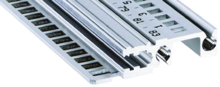 NVent SCHROFF Rail Pour Rack En Aluminium Extrudé, Longueur 325.12mm, Largeur 40.5mm
