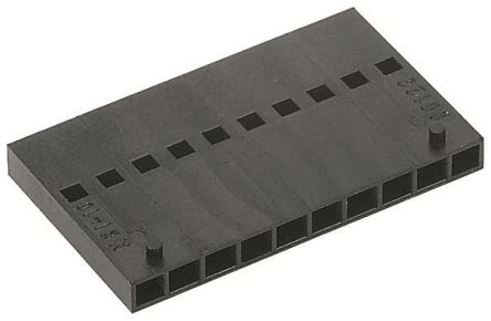 Molex Carcasa De Conector 90123-0115, Serie C-Grid III, Paso: 2.54mm, 15 Contactos,, 1 Fila Filas, Recto, Hembra