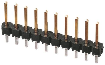 Molex C-Grid III Stiftleiste Gerade, 4-polig / 1-reihig, Raster 2.54mm, Kabel-Platine, Lötanschluss-Anschluss, 3.0A,