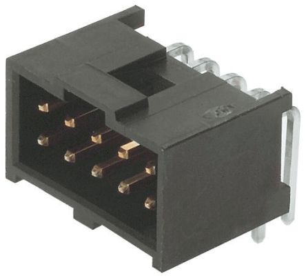 Molex C-Grid III Leiterplatten-Stiftleiste Gewinkelt, 16-polig / 2-reihig, Raster 2.54mm, Kabel-Platine,
