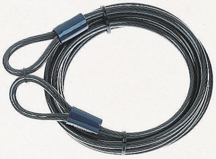 ABUS Cable De Bucle Gemelo Acero 10m