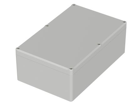 Bopla Caja De Policarbonato Gris Claro, 250 X 160 X 92mm, IP65