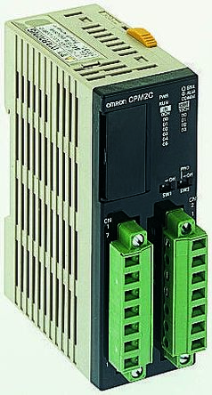 Omron CPM2C SPS CPU, 6 (DC) Eing. Relais Ausg.Typ DC, Impuls Eing.Typ Für SYSMAC Serie CPM2C 20,4 → 26,4 V Dc