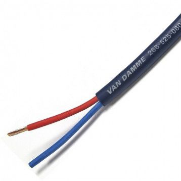 Van Damme 喇叭线 音频线, 2芯, 2.5 mm²线规, 蓝色