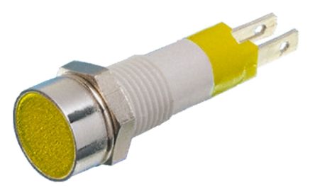 Signal Construct LED Schalttafel-Anzeigelampe Gelb 24 → 28V, Montage-Ø 8mm