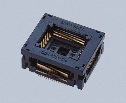 Yamaichi IC-Sockel QFP-Gehäuse Prüfbuchse 0.5mm Raster 100-polig Abgewinkelt