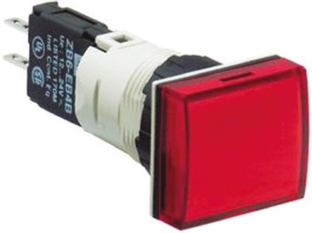 Schneider Electric Meldeleuchte, Vollständig Harmony XB6 24V Ac/dc Rot, Ausschnitt-Ø 16mm LED Tafelmontage IP 65