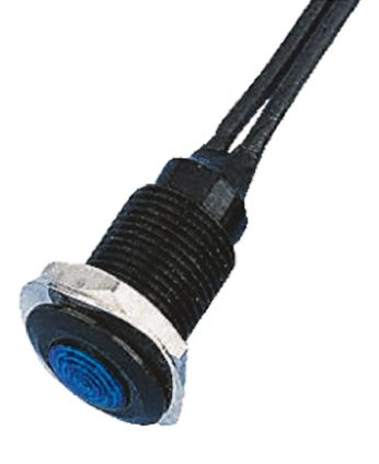 Oxley Voyant LED Lumineux Bleu, Dia. 10.2mm, 24V C.a., IP66