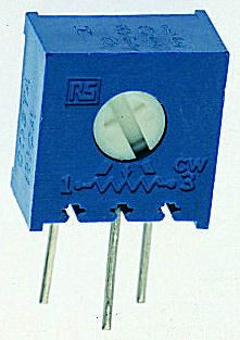Bourns 3386 1-Gang THT Trimmer-Potentiometer, Seitliche Einstellung, 50kΩ, ±10%, 0.5W, Pin, L. 9.53mm
