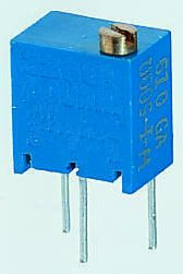 Bourns 3266 12-Gang THT Trimmer-Potentiometer, Einstellung Von Oben, 2MΩ, ±10%, 0.25W, Lötstift, L. 6.71mm