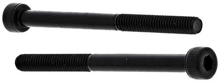 Hex Socket Cap Steel Black, Self-Colour Socket Screw, M4 x 12mm