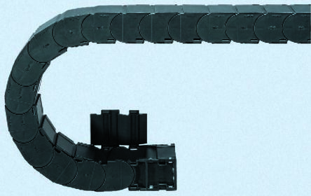 Igus 157, E-chain Kabel-Schleppkette Schwarz, 66 Mm X 50mm, Länge 1m Igumid G, Seitenwand Flexibel