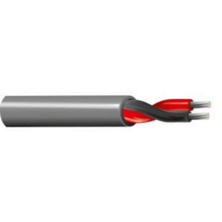 Belden Cable De Datos 8205NH De 2 Conductores, 1 Par, 0,5 Mm², 20 AWG, Long. 304m, Ø Ext. 5.1mm, Funda De LSZH Cromo