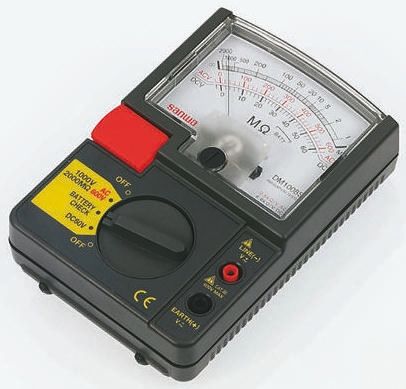 DM508S | Sanwa Electric Instruments DM508S, Insulation Tester 1000MΩ ...