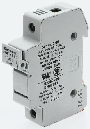 Eurotherm 40A Fuse & Fuse Holder Assembly For Use With TE10S Series
