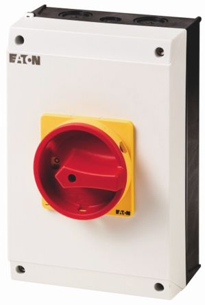 Eaton Moeller Trennschalter 1P-polig 63A Rot IP 65 22kW 440V Ac 1-phasig Schließer