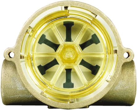 Gems Sensors Sensor De Caudal RFS Para Líquido, 2 L/min → 20 L/min, 7bar, 24 V Dc, Ø Tubería 1/4 Plg