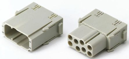 HARTING Heavy Duty Power Connector Module, 16A, Male, Han-Modular Series