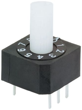 Omron THT DIP-Schalter Drehschalter 16-stellig 100 MA @ 30 V Dc, Bis +70°C