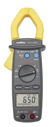 Metrix MX0650-Z Clamp Meter, Max Current 1kA Ac CAT III 600V With UKAS Calibration