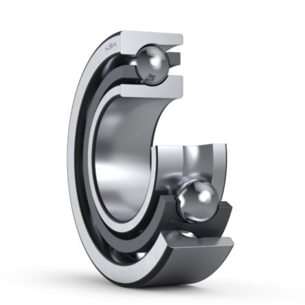 NSK 7202BEAT85 Single Row Angular Contact Ball Bearing- Open Type 15mm I.D, 35mm O.D