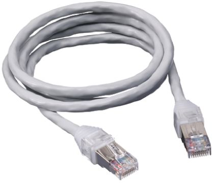HellermannTyton Data Câble Cat 6 F/UTP, Gris, 5m PVC Avec Connecteur