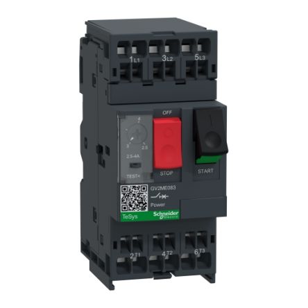 Schneider Electric TeSys GV2ME Motorschutzschalter, 2,5 → 4 A 690 V 101mm X 44.5mm