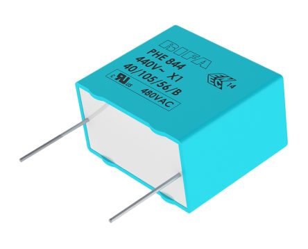 KEMET PHE844 X1 Folienkondensator 680nF ±20% / 440 V Ac, 480 V Ac, THT Raster 27.5mm
