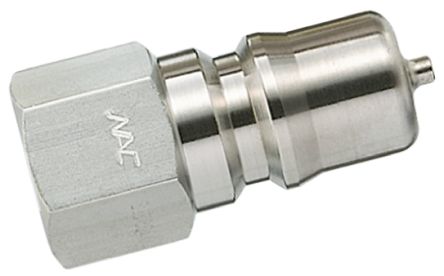 Nagahori Industry Stainless Steel Pneumatic Quick Connect Coupling, Rc 1/4 Female, Threaded