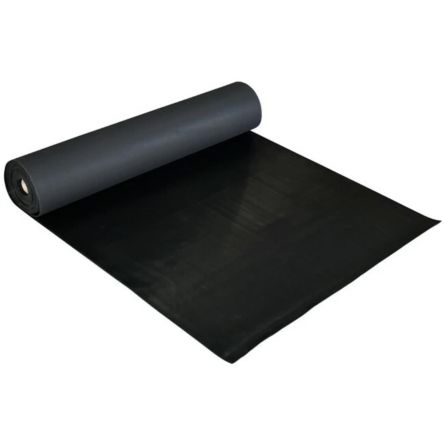 Coba Europe Schwarz Anti-Ermüdungsmatte Antirutsch Gummi Gerippt, COCArib, Rolle, 10m X 0.9m X 3mm