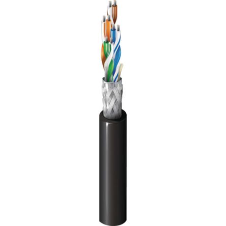 Belden 1633ES Ethernetkabel Cat.5e, 100m, Grau Verlegekabel SF/UTP, Aussen ø 6mm, PVC