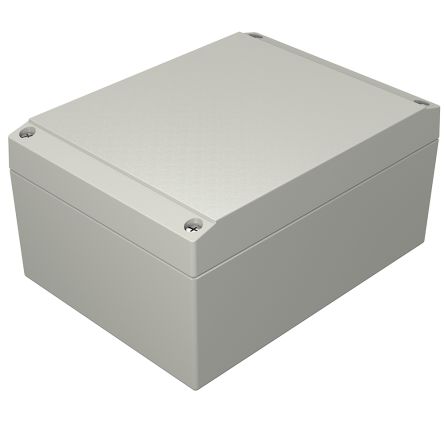 Rose Caja De Aluminio Presofundido Gris, 160 X 120 X 81mm, IP66,, Lloyds Register, Registro Marítimo, UL 508