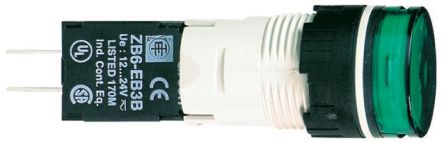 Schneider Electric Leuchtmelder, Leuchtmelder-Frontelement Harmony XB6 Blau, Ausschnitt-Ø 16mm Tafelmontage IP 65