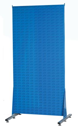 RS PRO Aufbewahrungseinheit Mit Geschlitzten Platten Tragbar Blau Polypropylen, 2000mm X 1000mm X 750mm