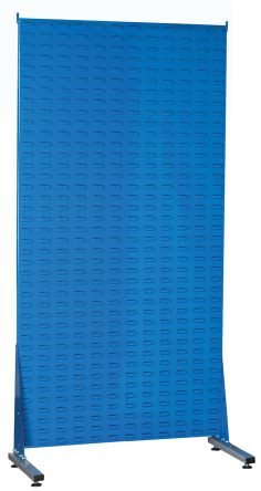 RS PRO Aufbewahrungseinheit Mit Geschlitzten Platten Tragbar Blau Polypropylen, 2000mm X 1000mm X 500mm