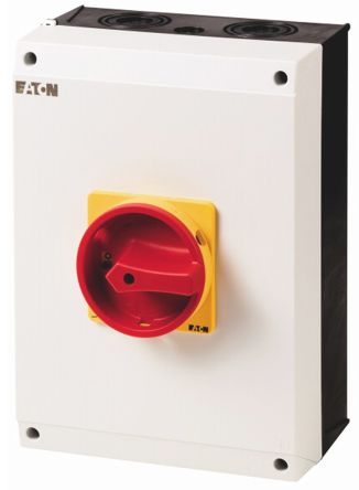 Eaton Moeller Trennschalter 2P-polig 100A Rot IP 65 30kW 440V Ac 1-phasig Schließer