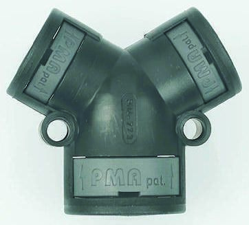 PMA FVD PA 6 Kabelrohr Befestigung V Stück 17mm Schwarz IP66