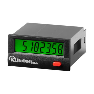 Kübler CODIX 132 Bidirektional Zähler LCD 8-stellig, Impulse, Max. 30Hz, 10 → 260 V Ac/dc, -9999999 →