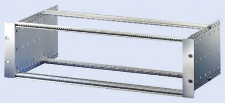 NVent SCHROFF Serie EuropacPRO Rackmontagechassis, 3U, / 84TE, T. 175mm, Natur, Aluminium, Edelstahl