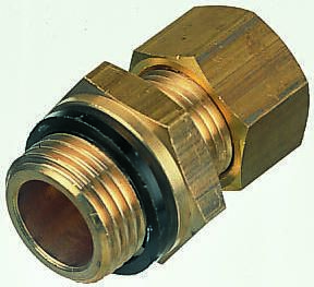 Legris 直向耦合头, 黄铜管件, 用于16mm管, 压紧配件压紧