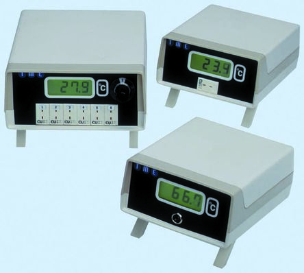 RS PRO Digital Thermometer, 6001, Thermoelement-Aufsatz, 6-Kanal Bis 1767°C ±0,6 K Max, Messelement Typ E, J, K, N, R,