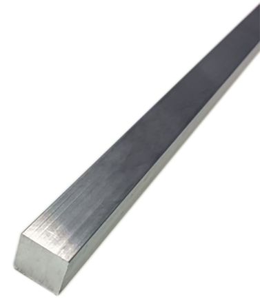 RS PRO Barre Carrée Aluminium, L. 1 3/4pouce H. 1 3/4pouce, L 24pouce