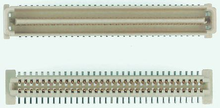 Molex PMC Mezzanine Series Straight Surface Mount PCB Socket, 64-Contact, 2-Row, 1.0mm Pitch, Solder Termination