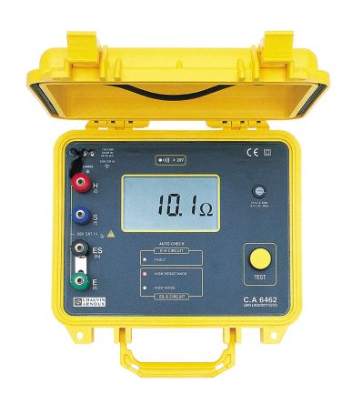 Chauvin Arnoux Tester Di Terra CA 6462, 2kΩ, Display LCD, Cert. LAT